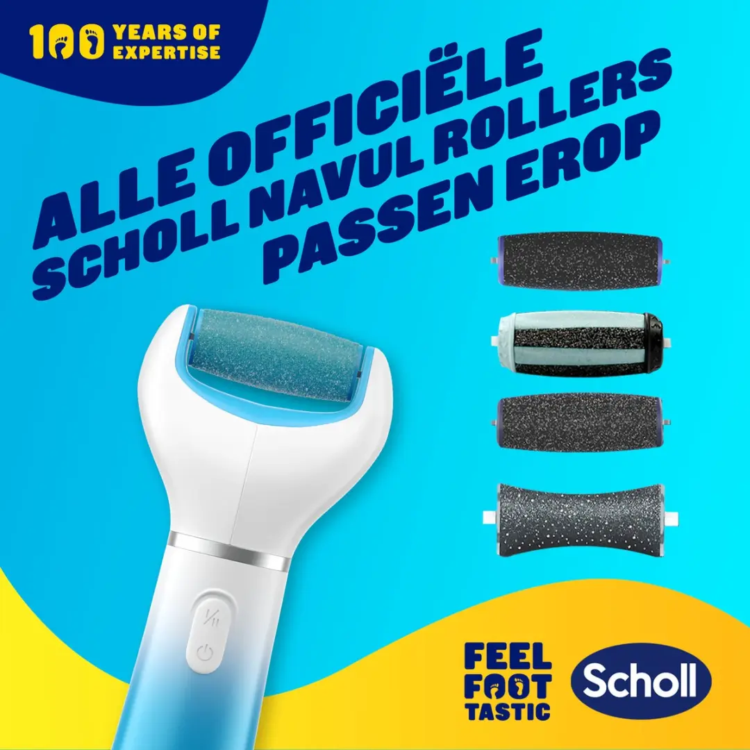 Scholl Velvet Smooth Eeltvijl - Blauw - 2 Stuks