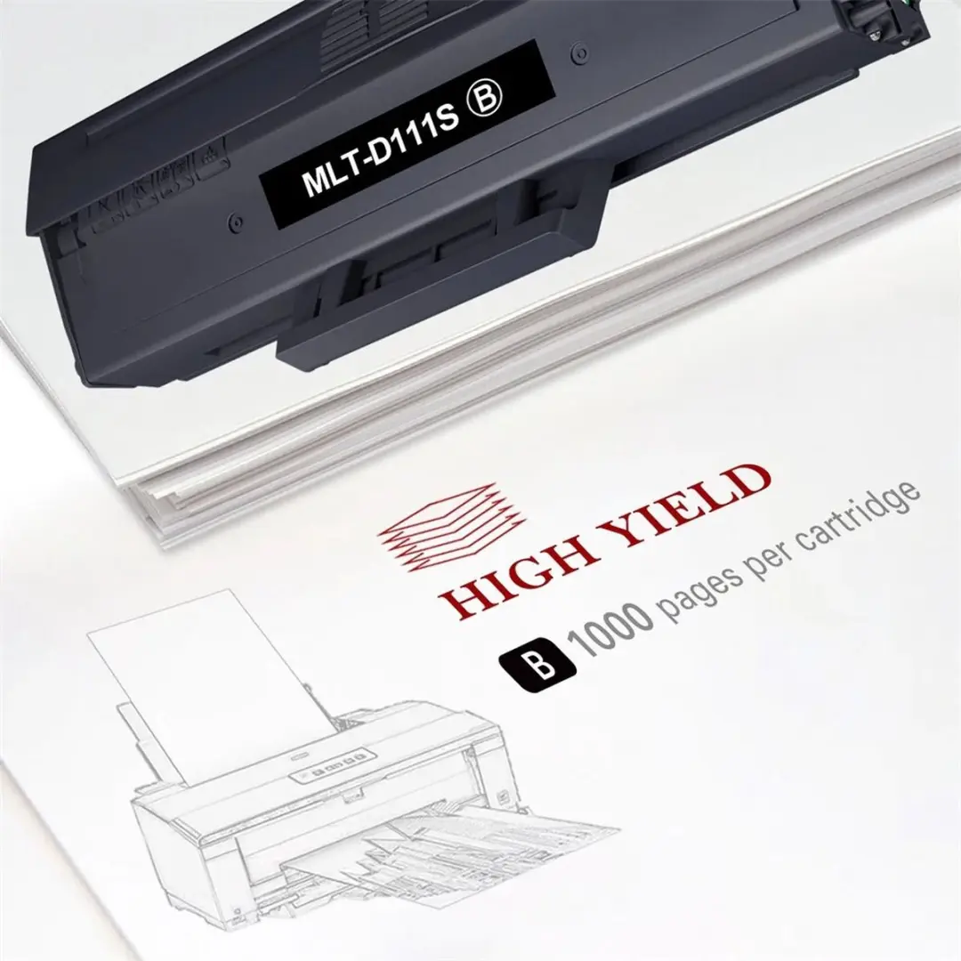 weCare Samsung MLT-D111S Toner - 2x2000 Pagina's - Zwart