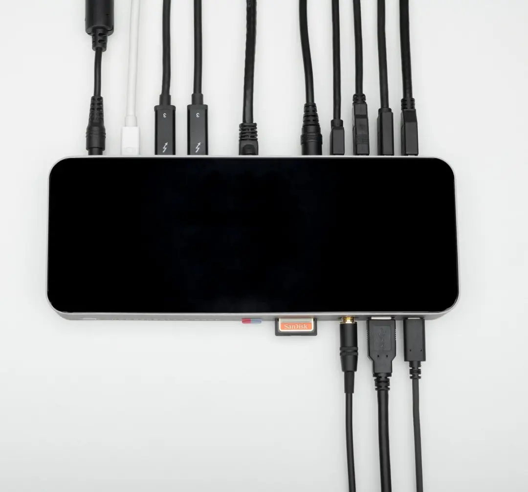 OWC OWCTB3DK14PSG Thunderbolt 3 Dock 14 Poorten - Grijs