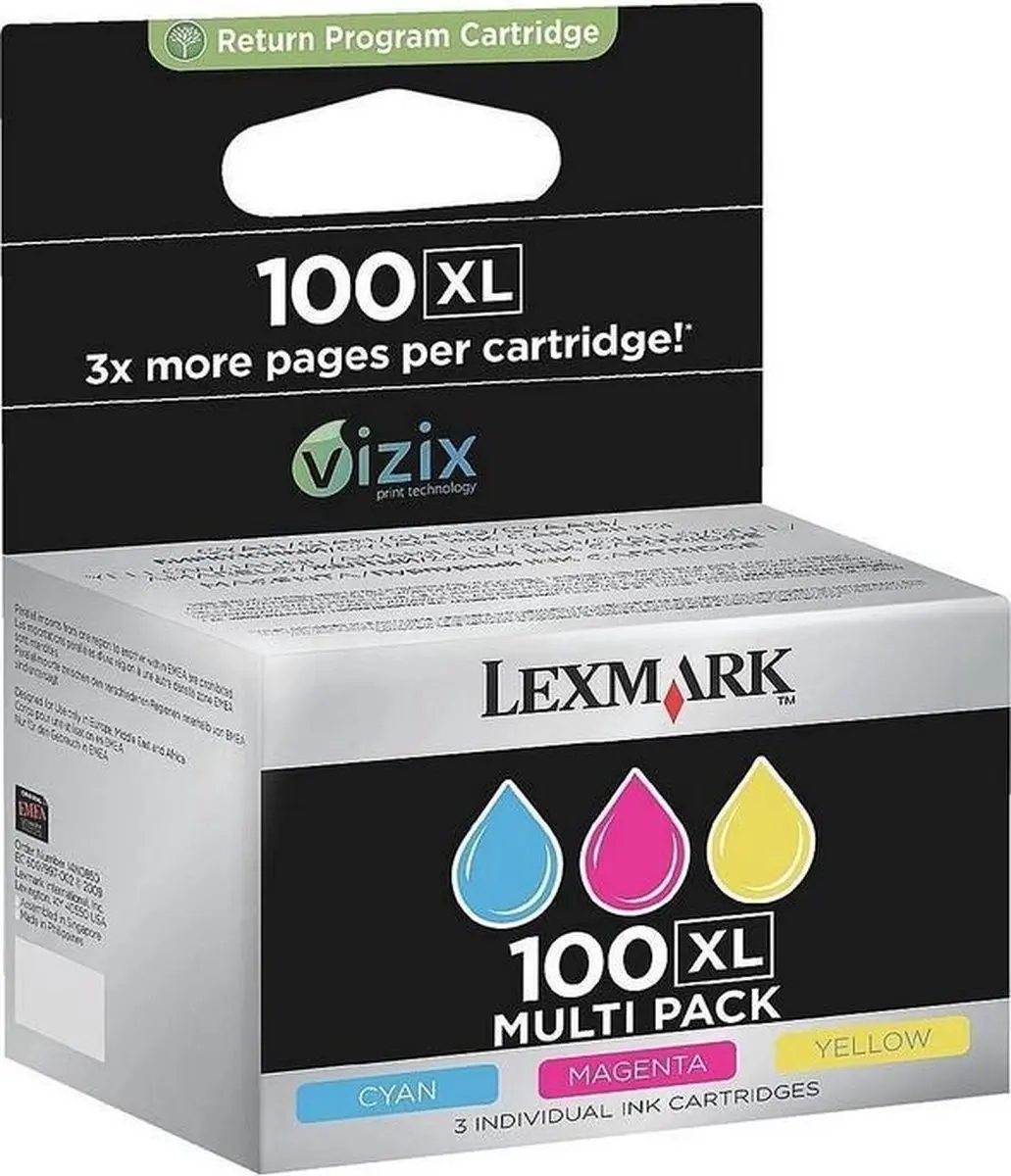 Lexmark 100XL Inktcartridge