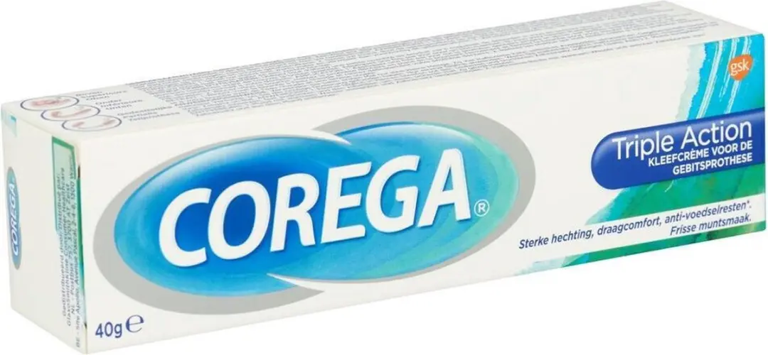 Corega Kleefcrème Triple Action 240g (3x40g)
