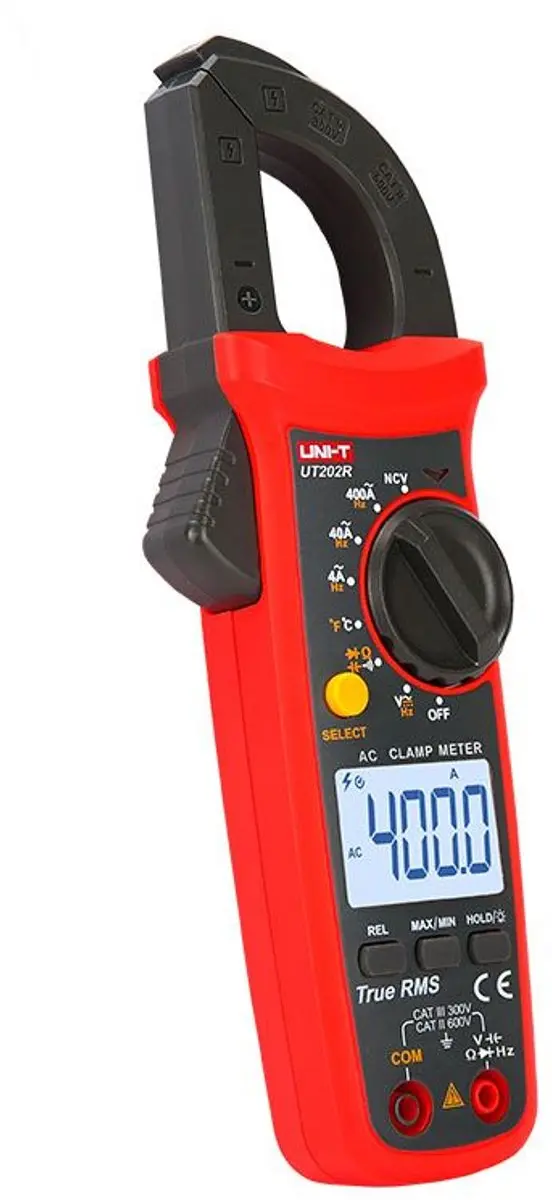 UNI-T UT202R Stroomtang - 400A 600V - True RMS