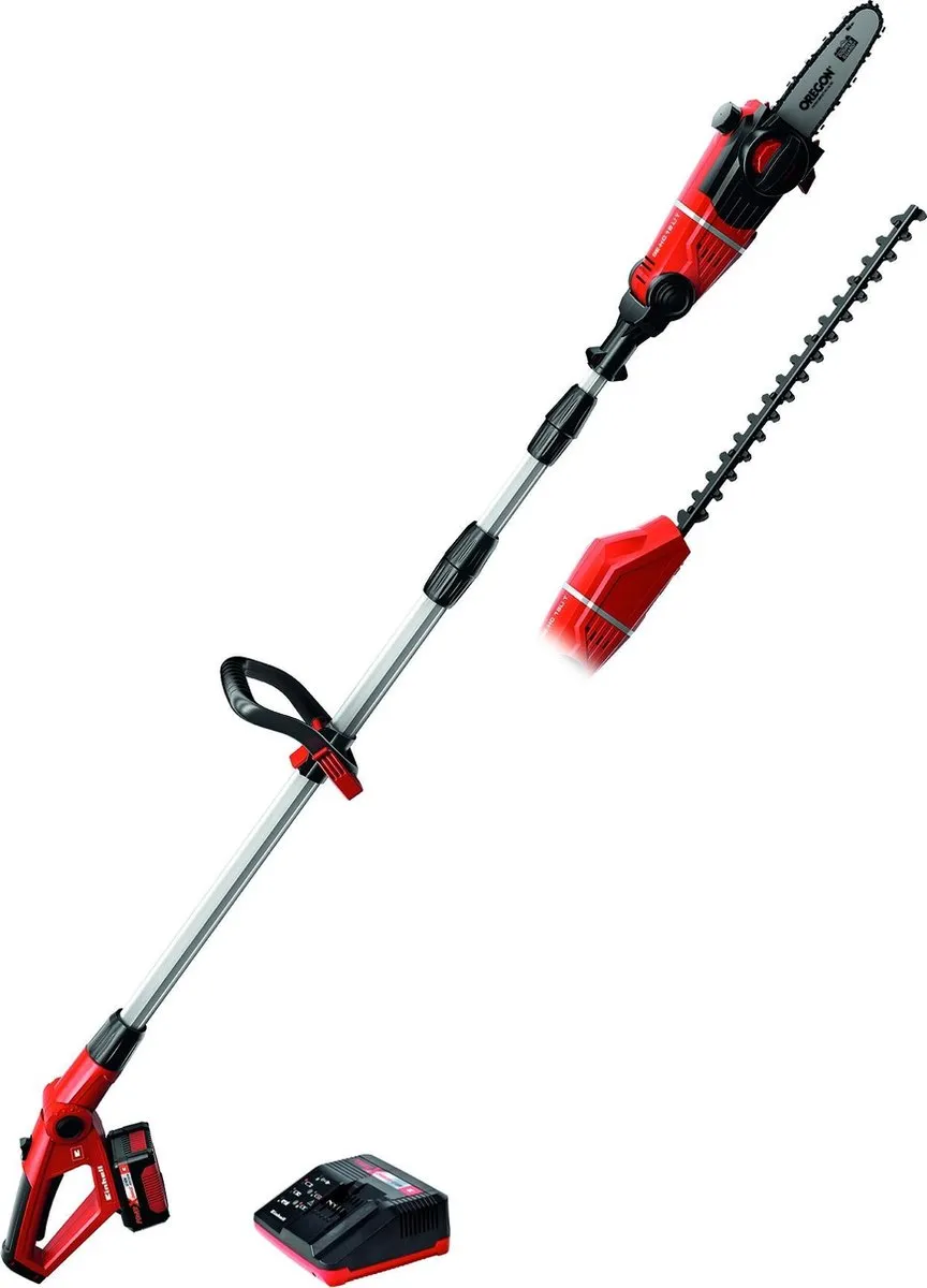Einhell GE-HC 18 Li T Kit Accu Tuin-Multitool - 18V/3.0Ah - 200mm Zaag/450mm Schaar