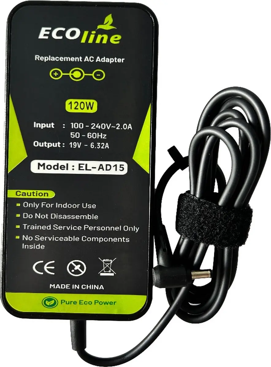Ecoline Oplader 19V 120W - voor ASUS Zenbook Pro