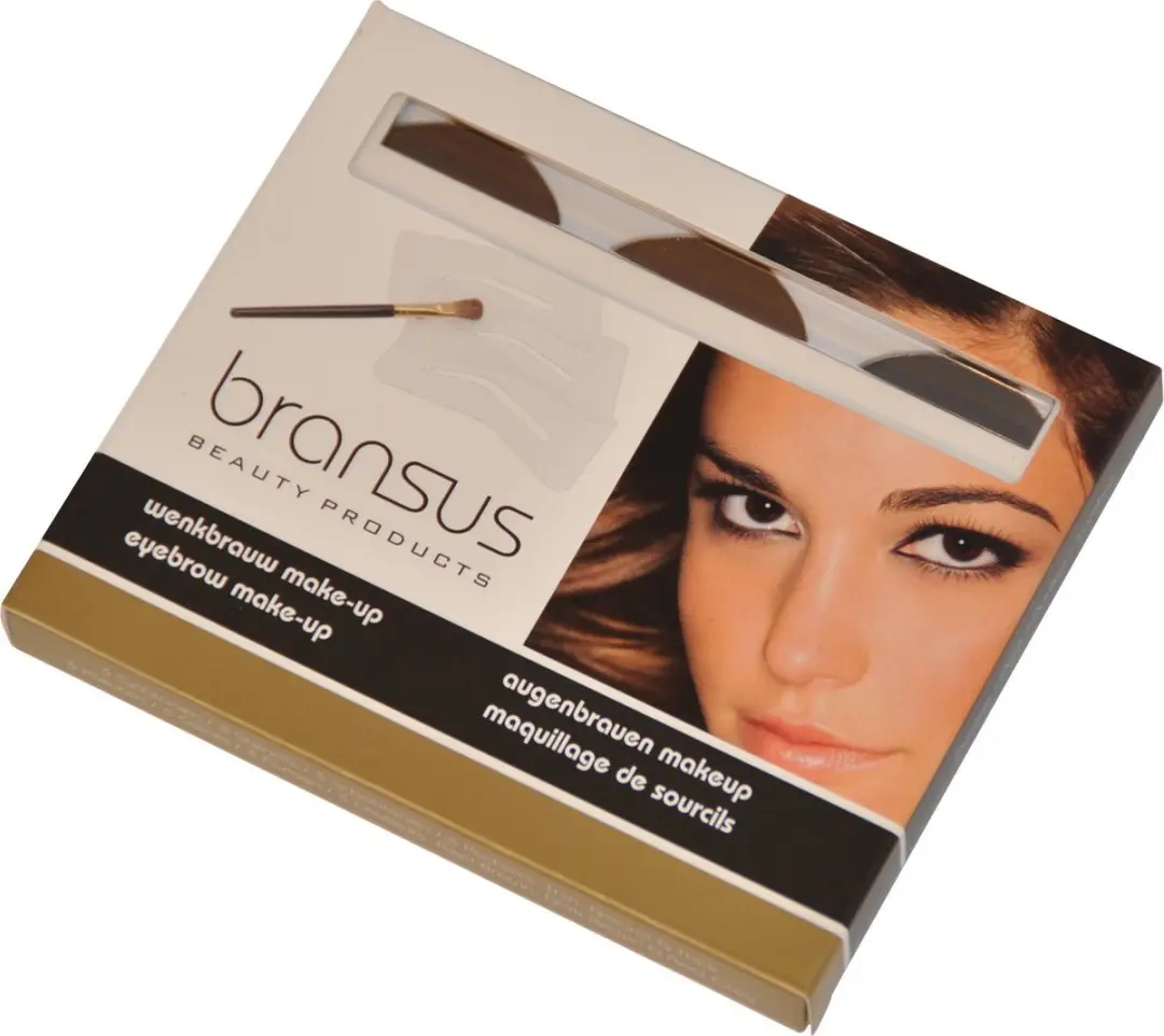 Bransus Wenkbrauwpoeder Set Donkerbruin - 6 Stuks