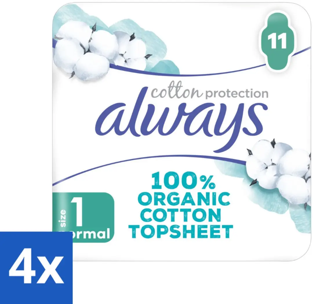 Always Bio Cotton Protection Ultra Normal Maandverband