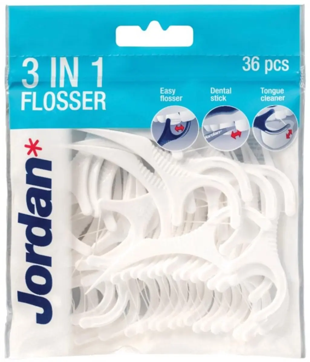 Jordan 3-in-1 Flosser - 36 Stuks