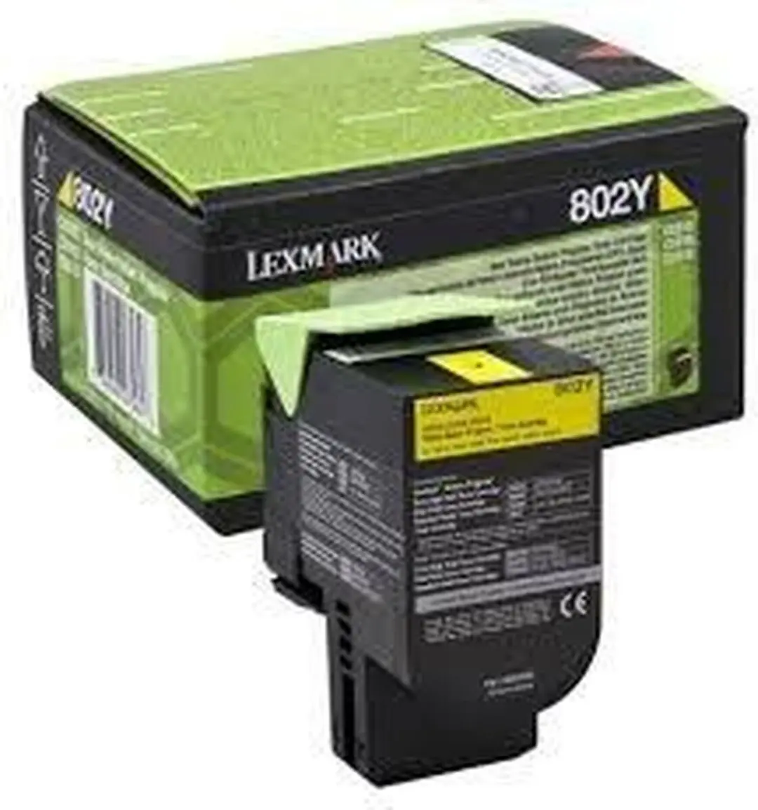 Lexmark 802Y Geel Tonercartridge 1.000 Pagina's