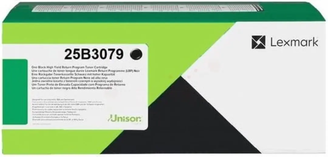 Lexmark 25B3079 Tonercartridge - Zwart