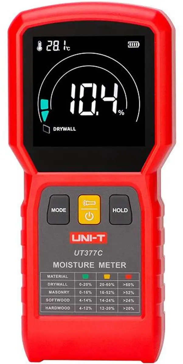 UNI-T UT377C Pinloze Vochtmeter