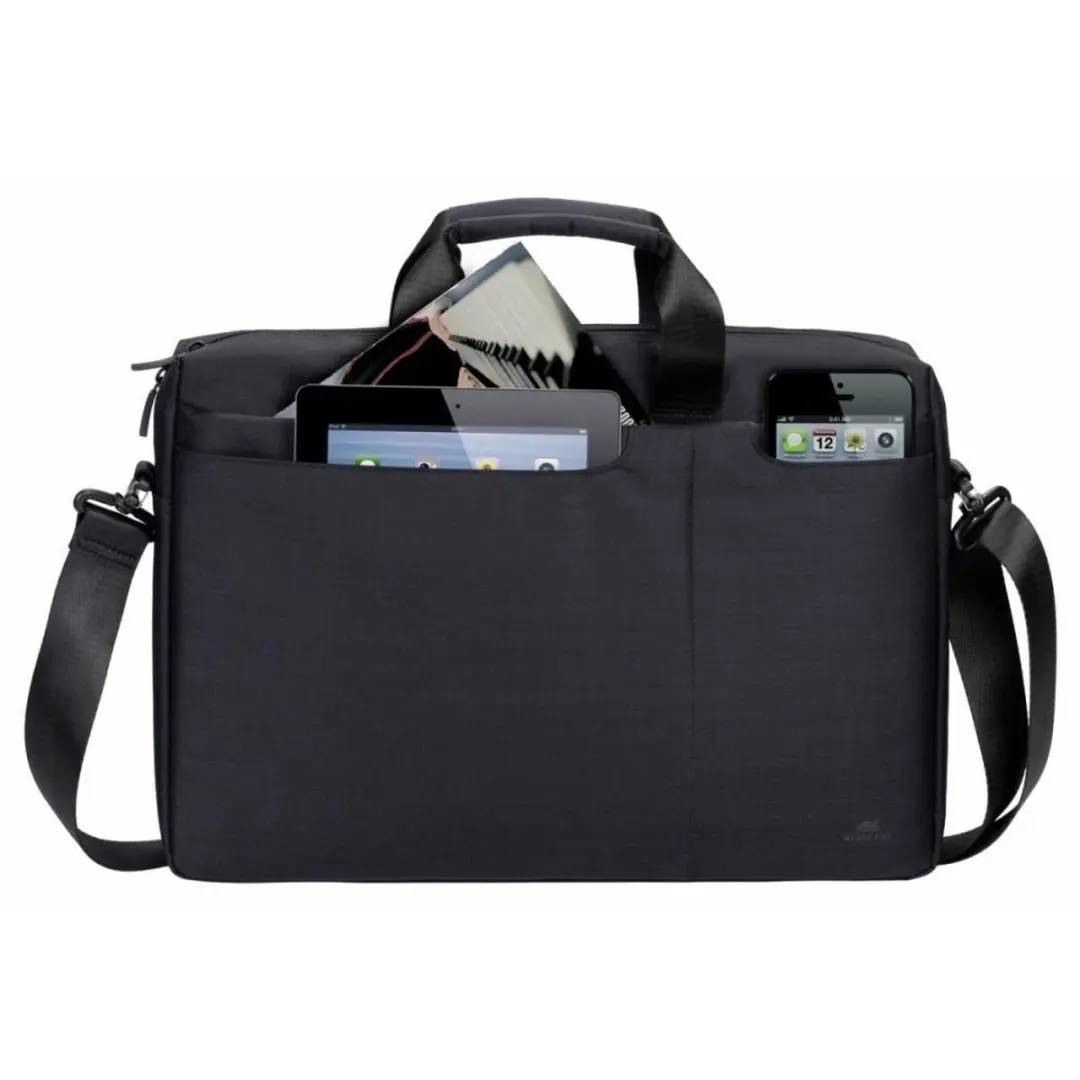 RivaCase 8335 Biscayne Laptoptas 15.6" - Waterbestendig - 4 Vakken - Zwart