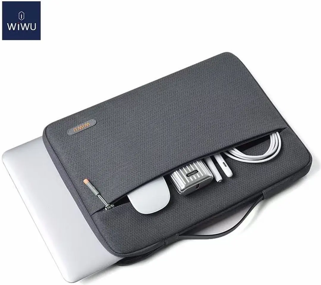 WiWu Laptoptas 14 Inch Pilot Sleeve - Grijs