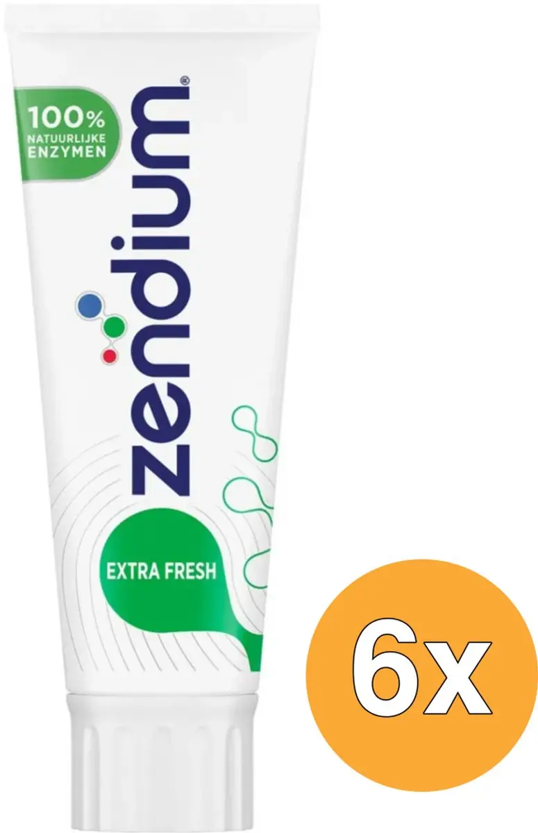 Zendium Tandpasta Extra Fresh 450ml - 6 Stuks