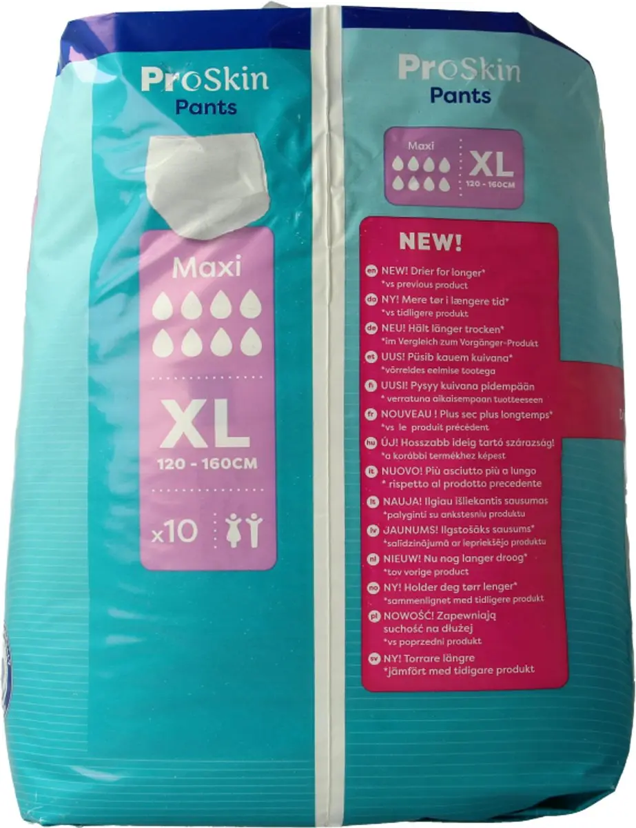 TENA Proskin Pants Maxi XL - 10 Stuks - afbeelding 6 van 6