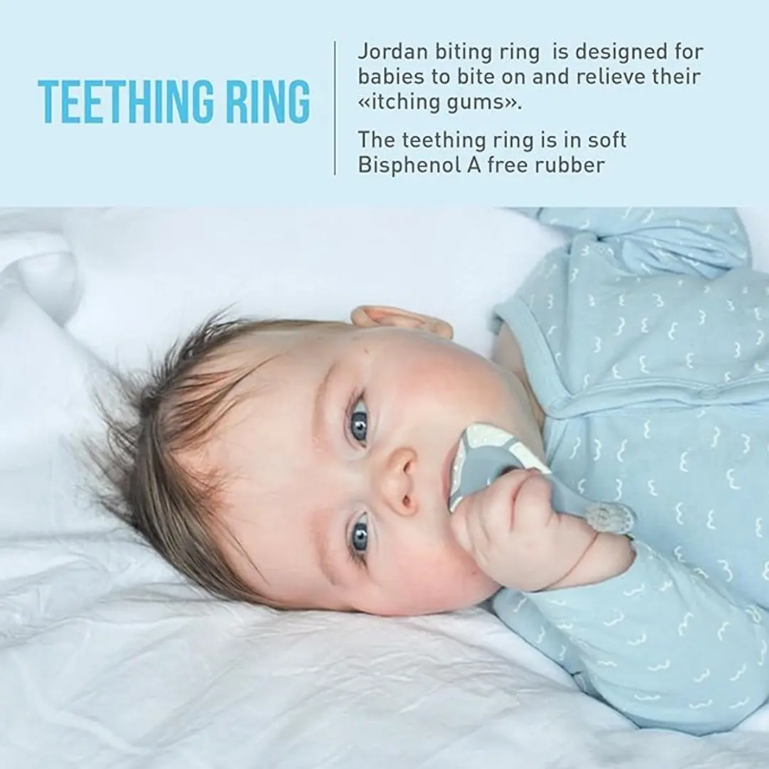 Jordan Step 1 Baby Tandpasta & Tandenborstel Bijtring - 3 Stuks