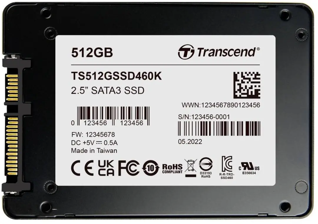 Transcend TS512GSSD460K-VS1 mSATA SSD 512GB