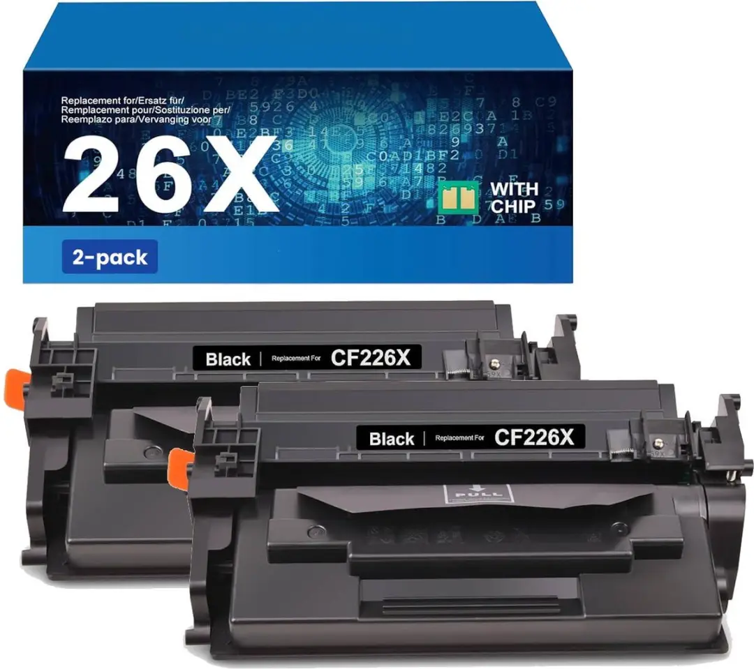 weCare CF226X Toner Cartridge 2x Zwart