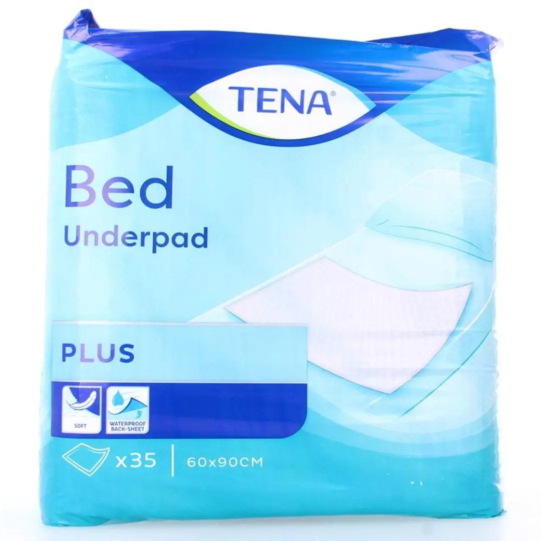 TENA Bed Underpad Plus L 60x90cm - 35 Stuks