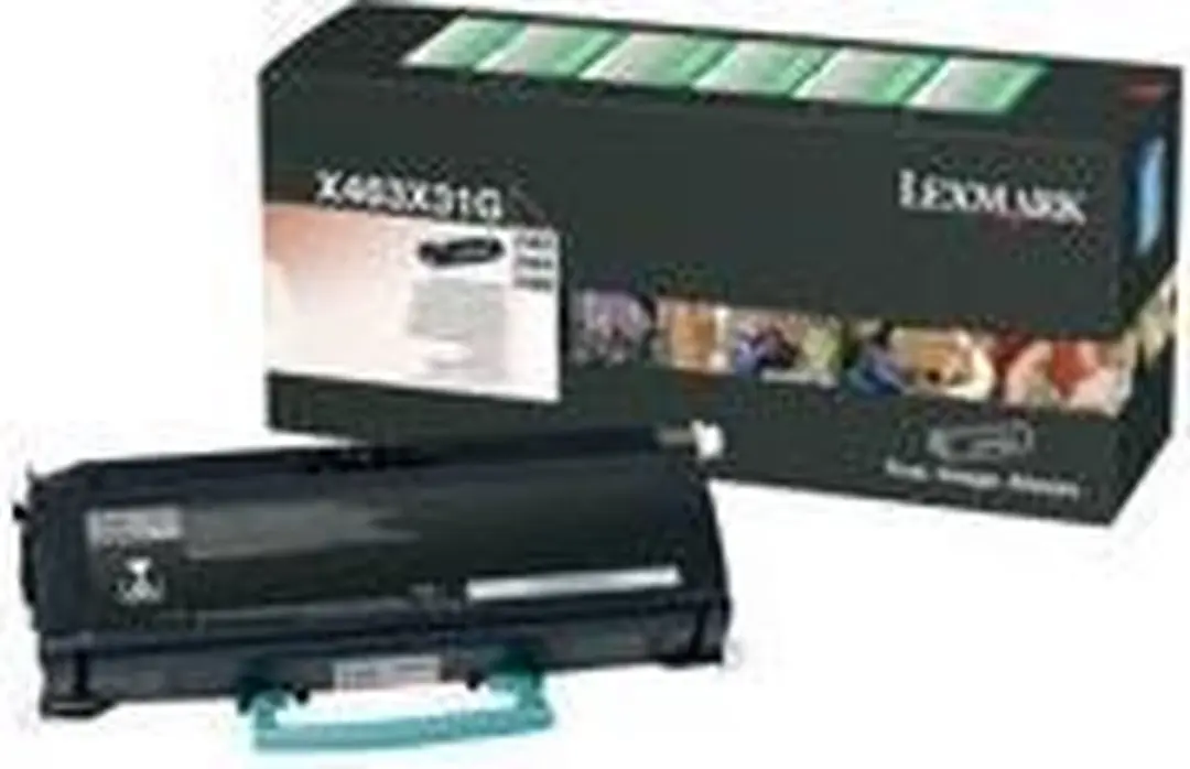 Lexmark X463X31G Tonercartridge Zwart - 15.000 Pagina's