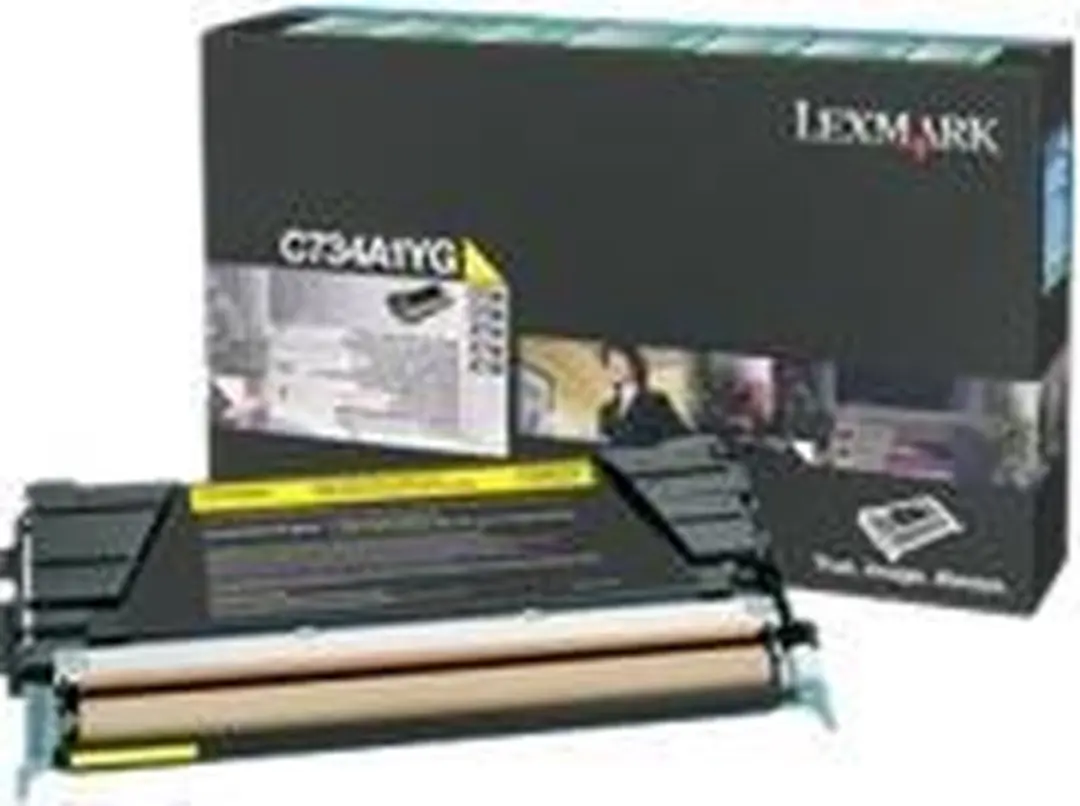 Lexmark 0C736H1YG Tonercartridge - Geel - 10.000 pagina's