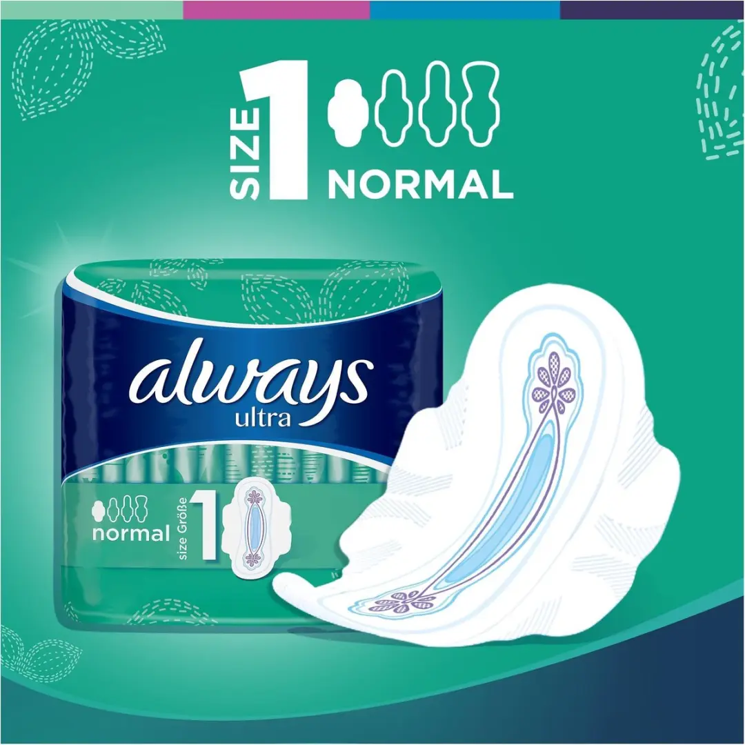 Always Pads Ultra Normal Plus - Quatro Pack 56 Stuks
