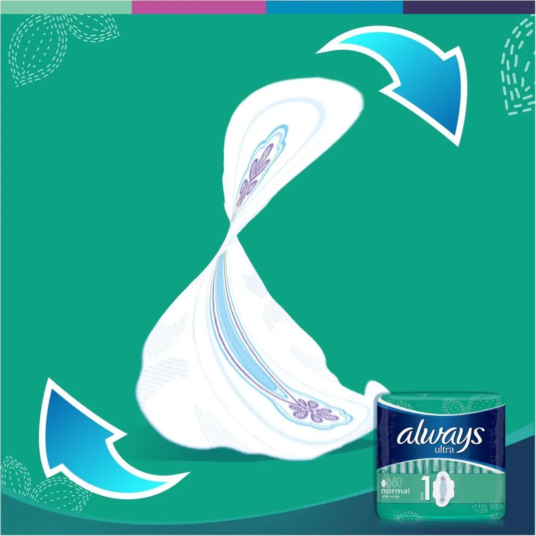 Always Pads Ultra Normal Plus - Quatro Pack 56 Stuks