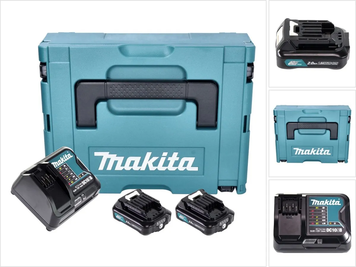 Makita CXT 12V Max Powerpack 2x 2.0Ah - Boorhamer/Bouwradio/Klopboormachine