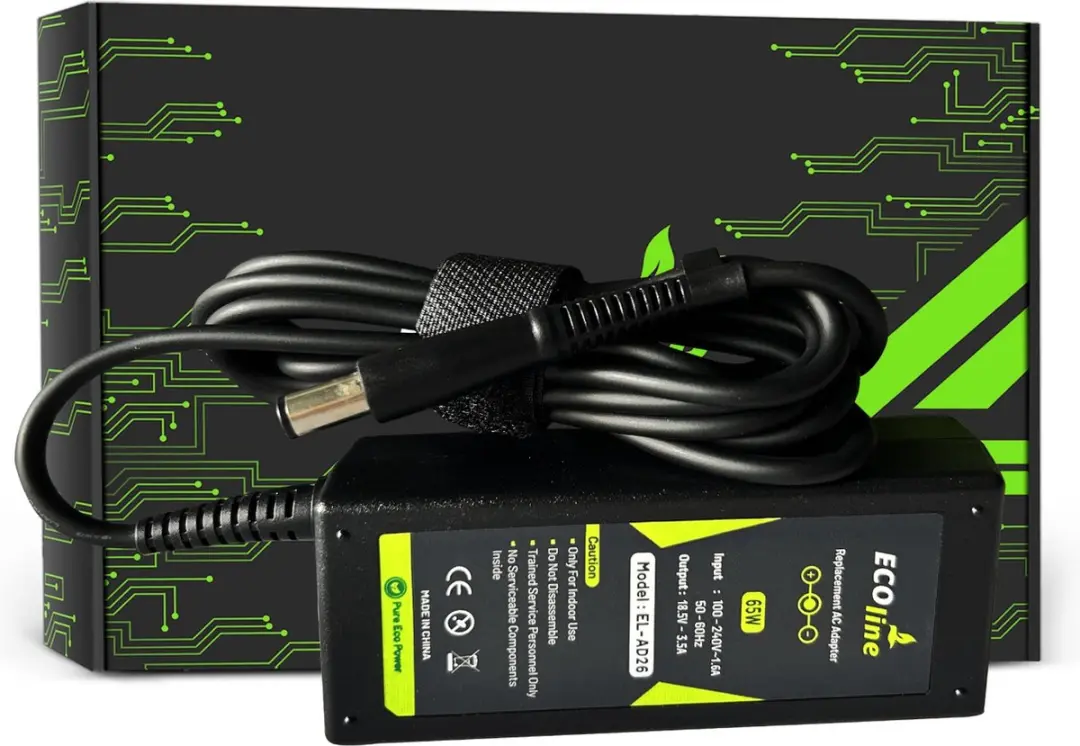 Ecoline Oplader 18.5V 3.5A 65W