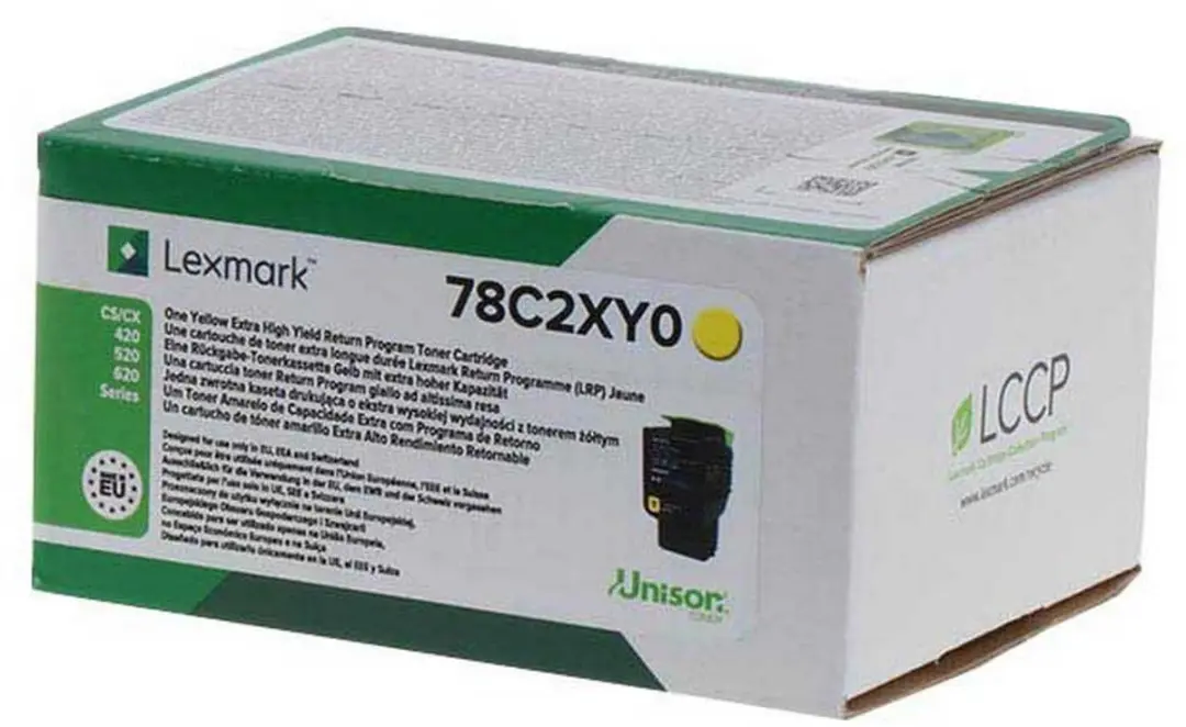 Lexmark 78C2XY0 Toner Geel - 5000 Pagina's