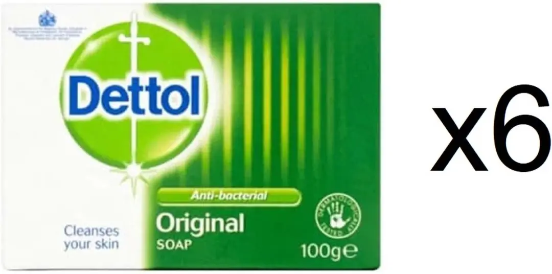 Dettol Antibacteriële Zeep Blokje 100g - 6 Stuks