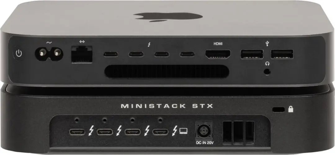 OWC miniStack STX OWCT4MS9000 - Thunderbolt Hub - Zwart