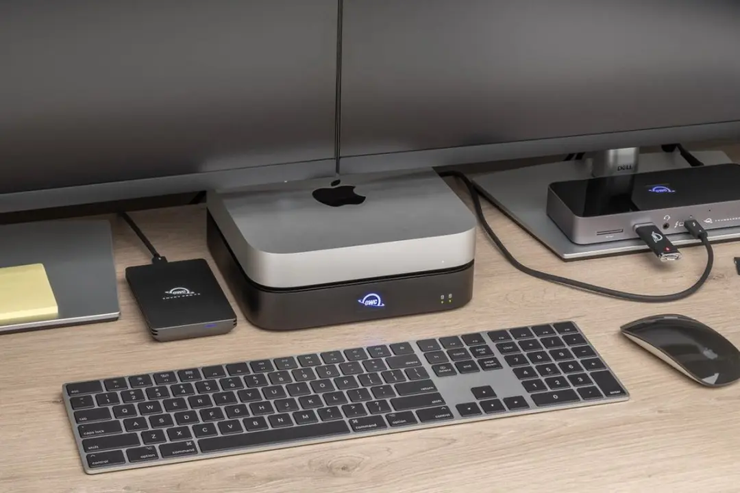OWC miniStack STX OWCT4MS9000 - Thunderbolt Hub - Zwart