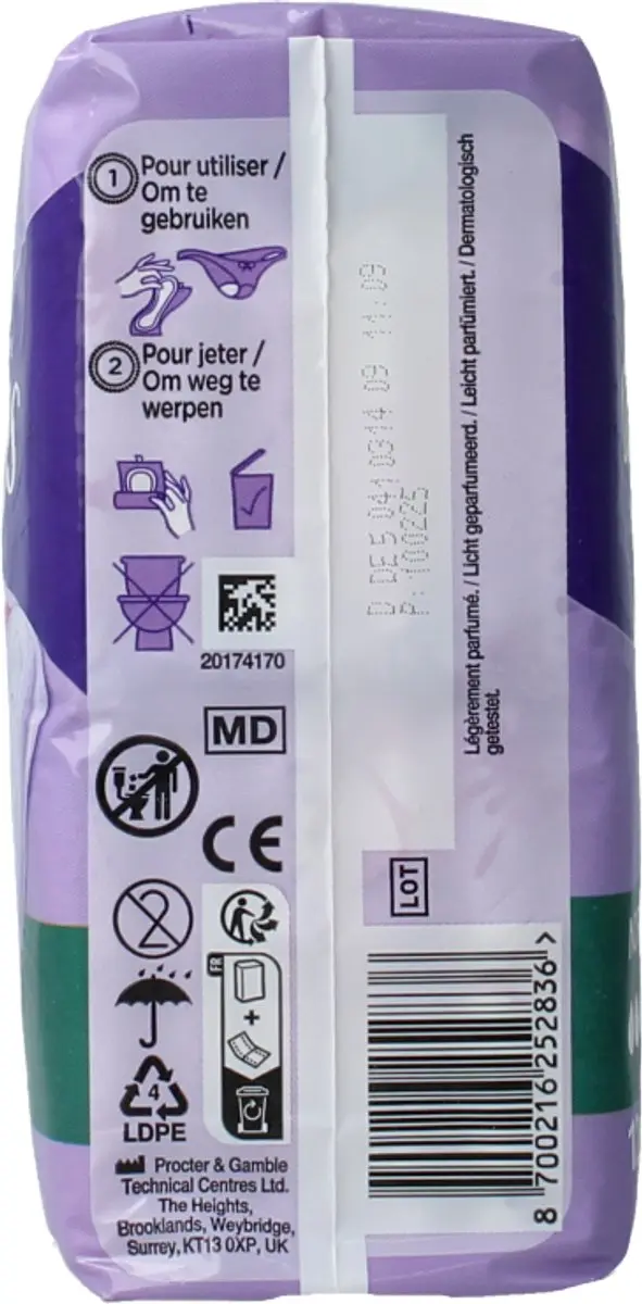 Always Discreet Serviettes Normal - 12 Stuks - afbeelding 6 van 6
