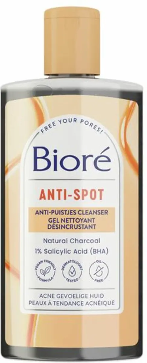 Bioré Houtskool Anti-Puistjes Cleanser 200ml