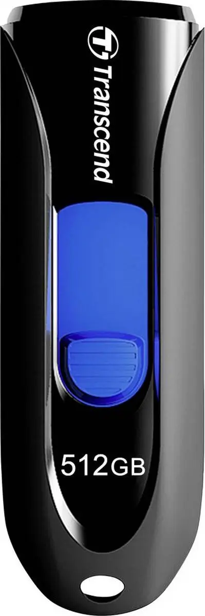 Transcend JetFlash 790 TS512GJF790K USB-stick 512GB - Zwart/Blauw