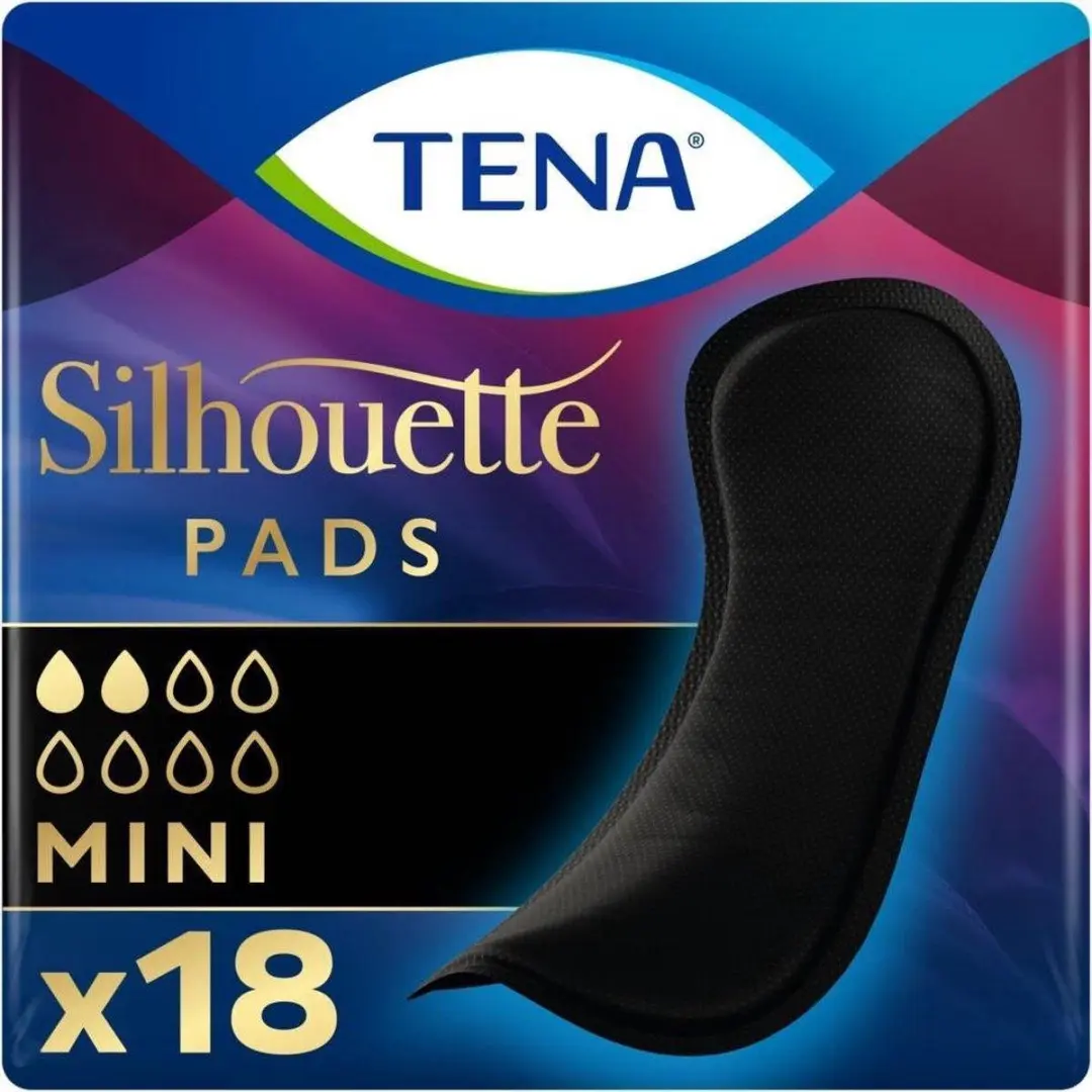 TENA Silhouette Noir Mini Verbanden - 36 Stuks