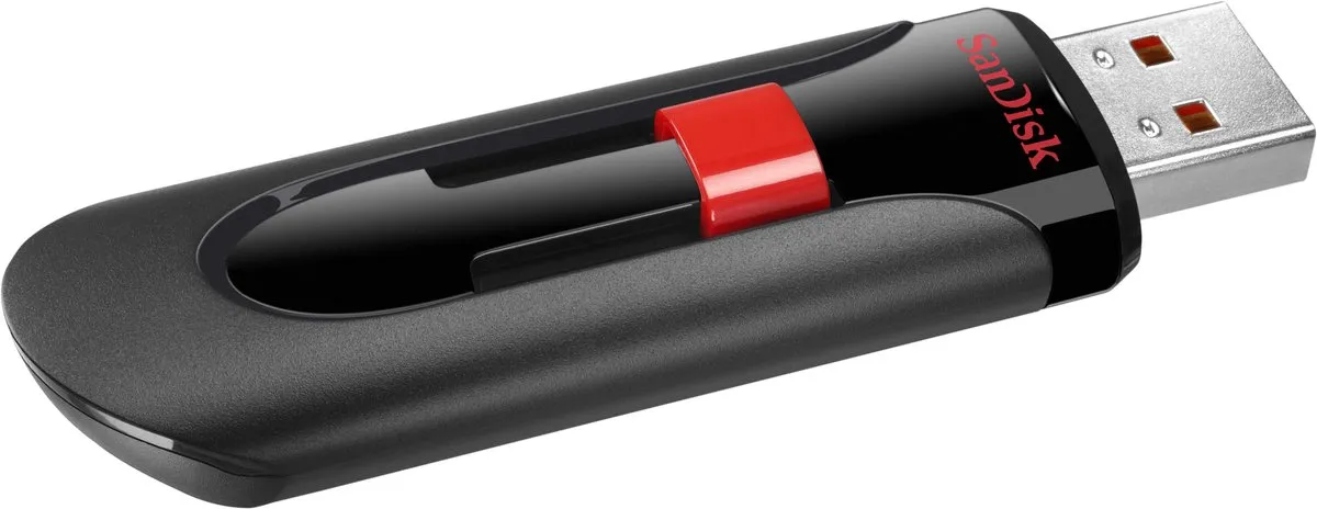 SanDisk Cruzer Glide SDCZ60-128G-B35 USB Stick 128GB - Zwart