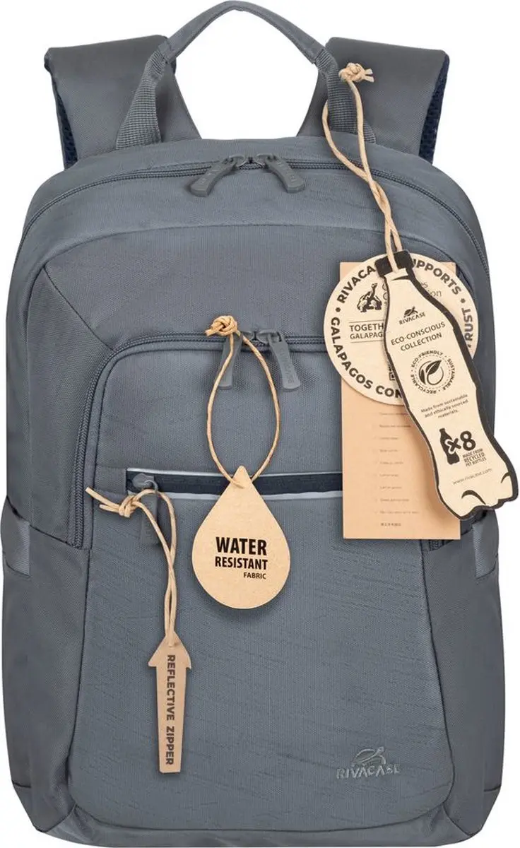 RivaCase Alpendorf ECO 14" Laptophoes - Grijs