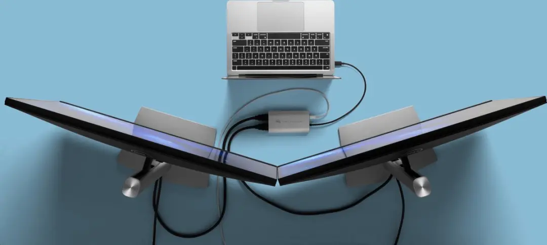 OWC OWCCADPDL2HDMI USB-C naar Dual HDMI 4K Adapter - Zilver