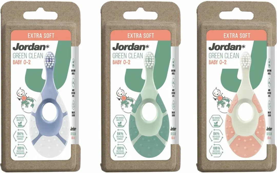 Jordan Green Clean Tandenborstel Step 1 Baby 8 Stuks - Multicolor