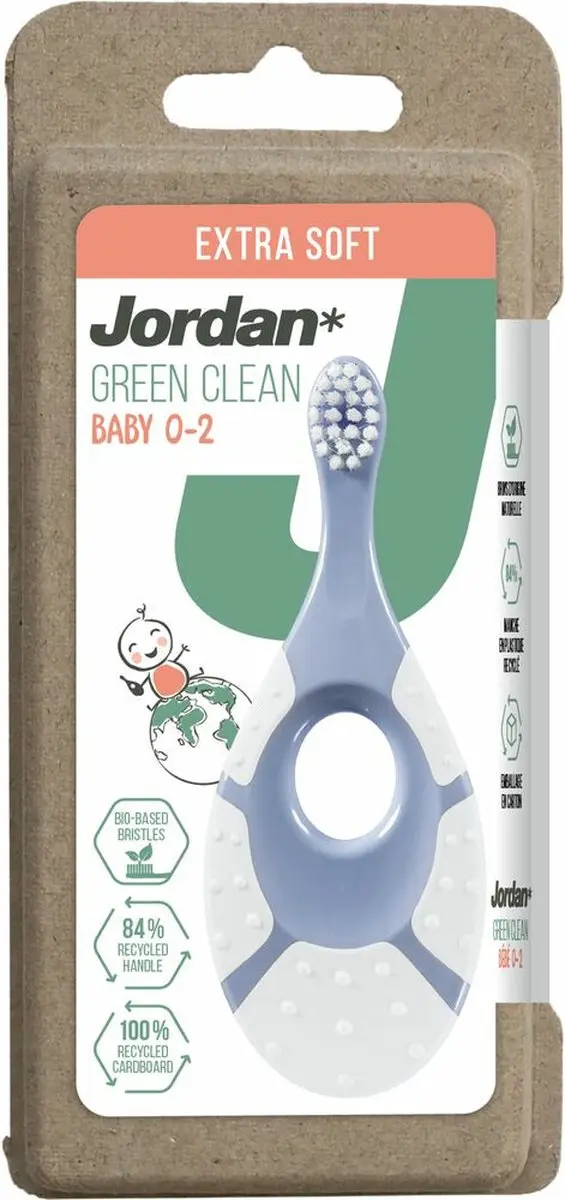 Jordan Green Clean Tandenborstel Step 1 Baby 8 Stuks - Multicolor