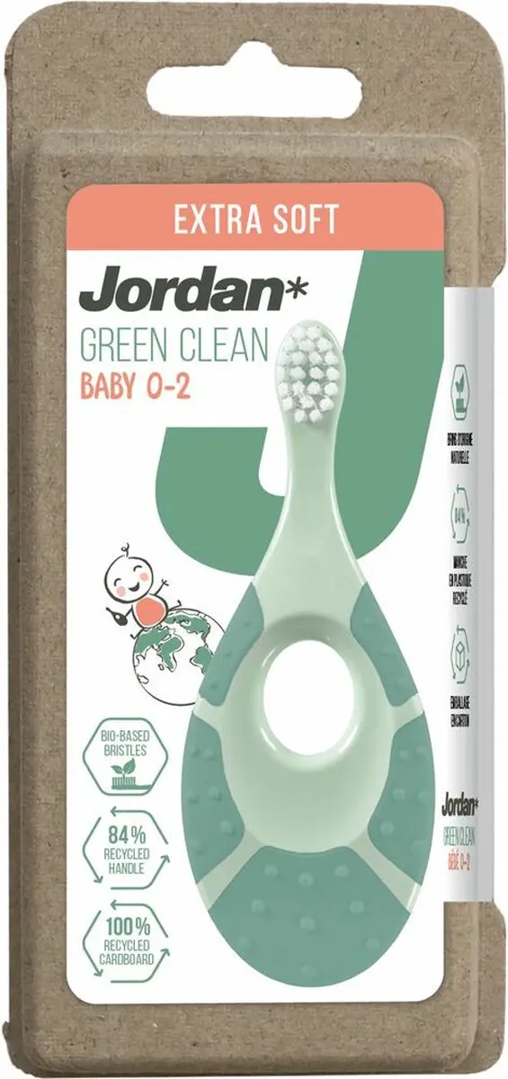 Jordan Green Clean Tandenborstel Step 1 Baby 8 Stuks