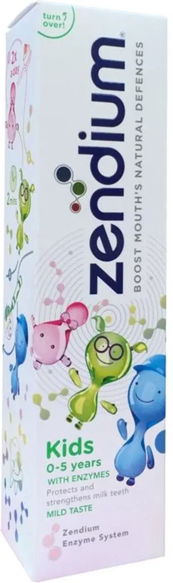 Zendium Kids 0-5 Tandpasta 75ml - 6 Stuks