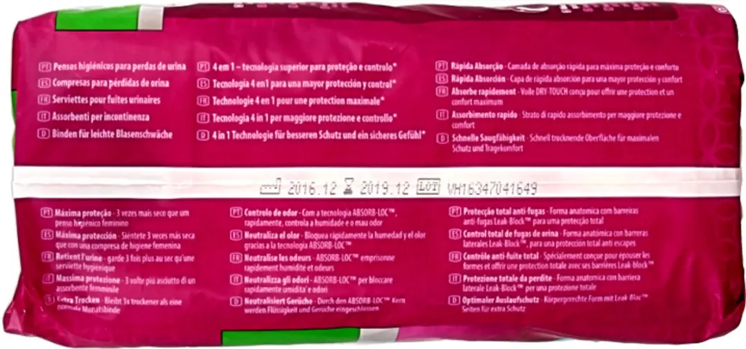 Depend Incontinentieverband Normal Plus M - 12 Stuks