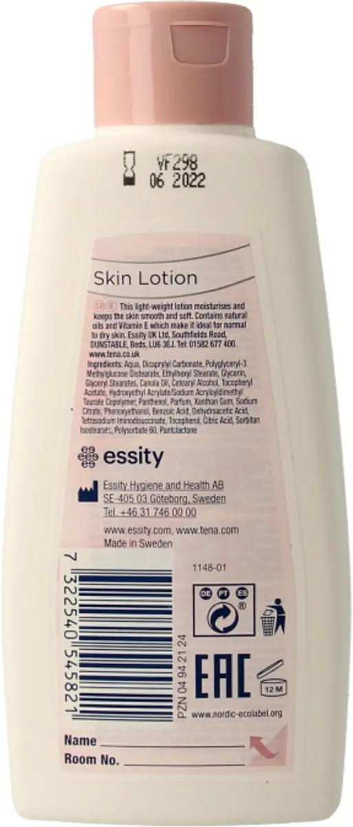 TENA ProSkin Body Lotion 250ml