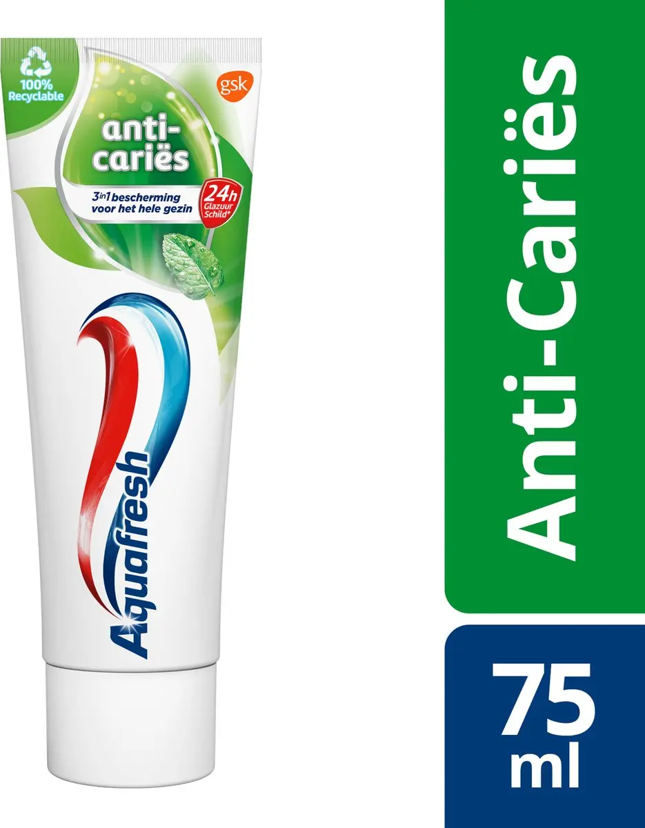 Aquafresh Anti Cariës Tandpasta 75ml