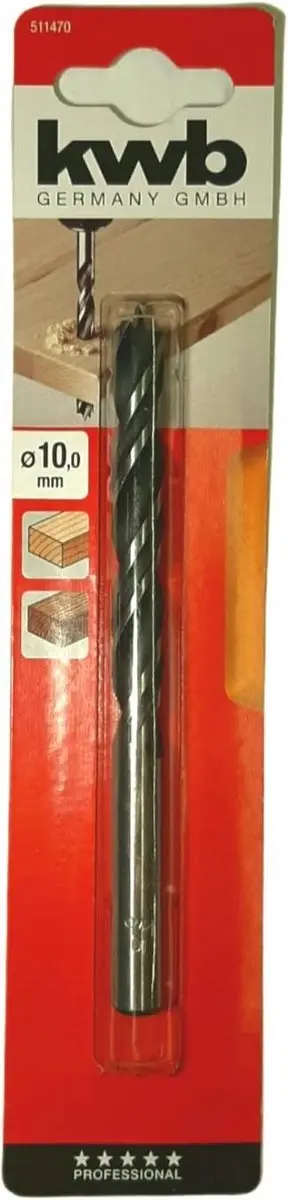 KWB Houtspiraalboor 10mm - 511470