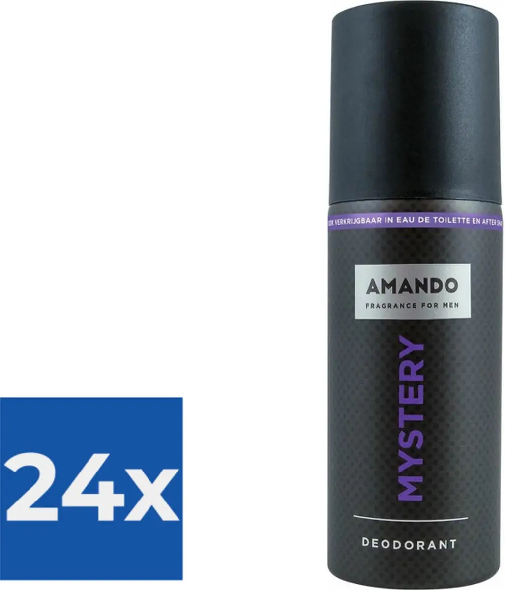 Amando Deodorant Spray Mystery 150ml - 24 Stuks