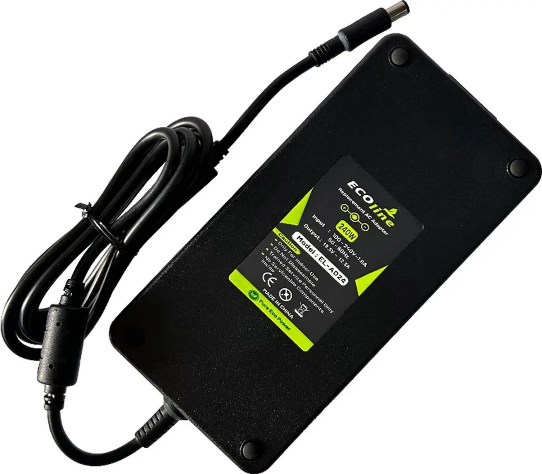 Ecoline Oplader 240W 19.5V 12.3A - Dell Precision/Alienware