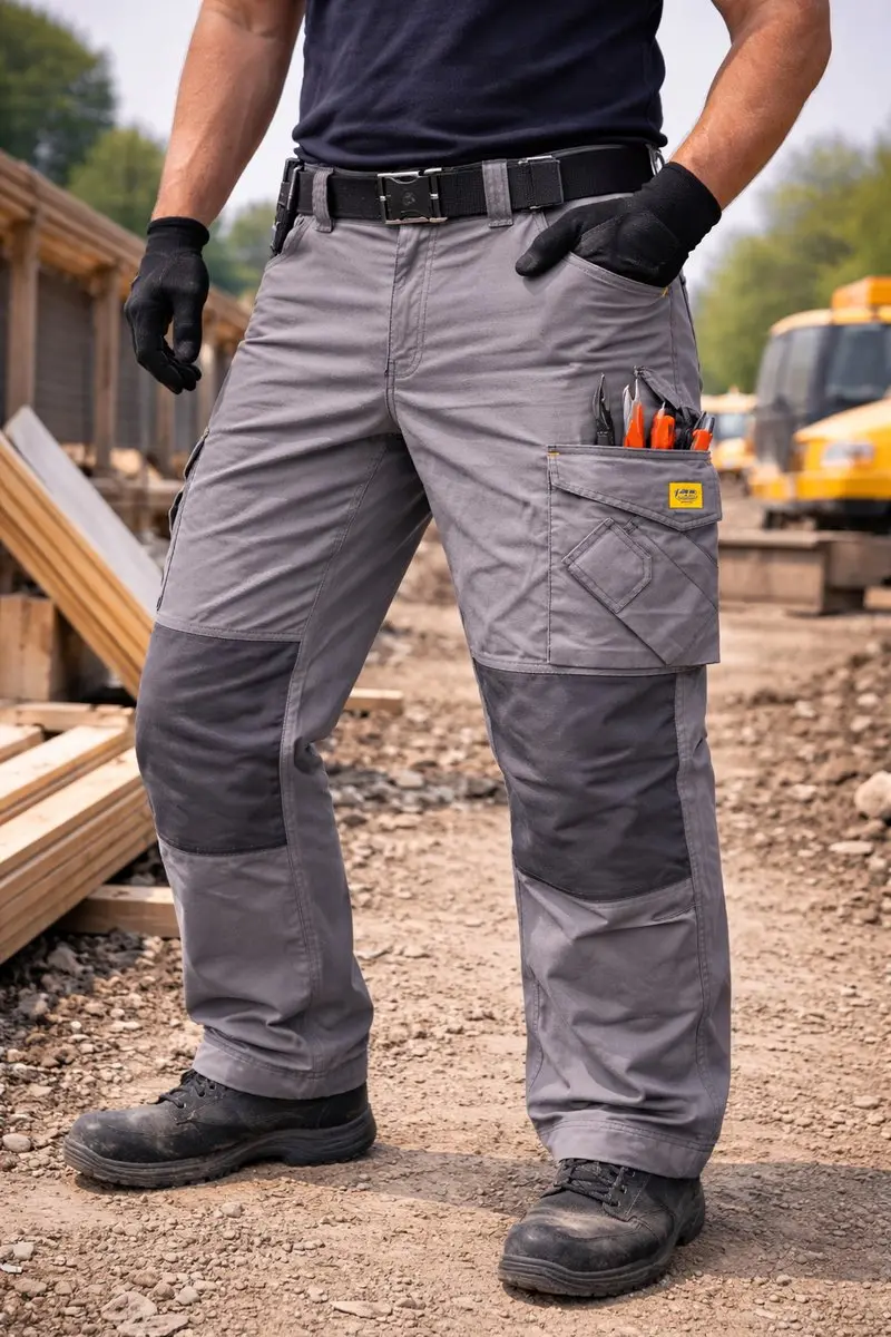 Snickers Workwear Craftsman Rip-Stop Werkbroek 62 Grijs